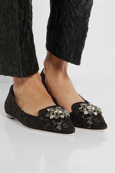 dolce and gabbana flat shoes